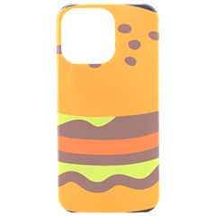 Hamburger Iphone 15 Pro Max Black Uv Print Pc Hardshell Case