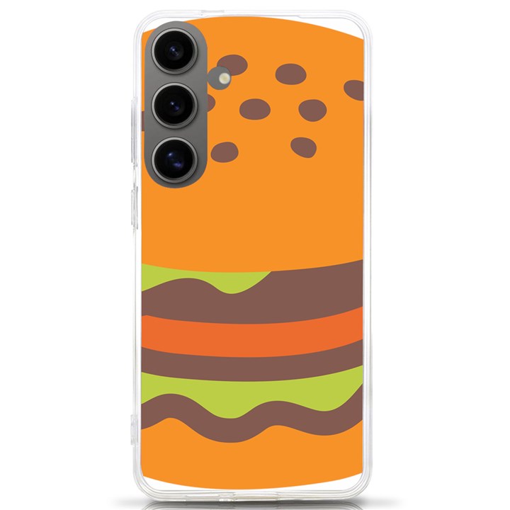 Hamburger Samsung Galaxy S24 Ultra 6.9 Inch TPU UV Case