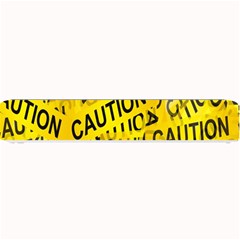 Caution Road Sign Cross Yellow Small Bar Mat by anzea