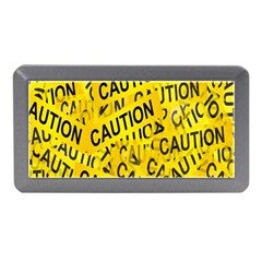 Caution Road Sign Cross Yellow Memory Card Reader (mini) by anzea