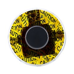 Caution Road Sign Cross Yellow On-the-go Memory Card Reader