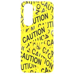 Caution Road Sign Cross Yellow Samsung Galaxy S24 Plus 6 7 Inch Black Tpu Uv Case by anzea