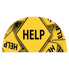 Caution Road Sign Help Cross Yellow Anti Scalding Pot Cap