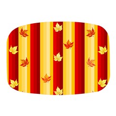 Autumn Fall Leaves Vertical Mini Square Pill Box by anzea