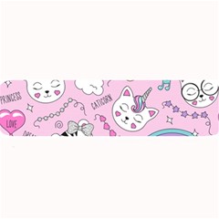 Beautiful Cute Animals Pattern Pink Large Bar Mat by Grandong