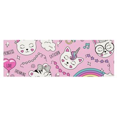 Beautiful Cute Animals Pattern Pink Banner And Sign 6  X 2  by Grandong