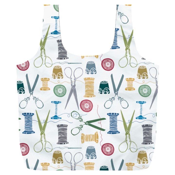 Pattern Seamless Texture Sewing Full Print Recycle Bag (XXXL)