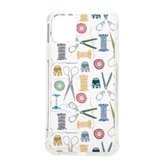 Pattern Seamless Texture Sewing Iphone 11 Pro Max 6 5 Inch Tpu Uv Print Case by Salmanaz77