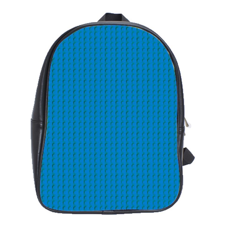 Blue Lego Texture Macro, Blue Dots Background, Lego School Bag (XL)