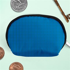 Blue Lego Texture Macro, Blue Dots Background, Lego Accessory Pouch (medium) by kyorashop23