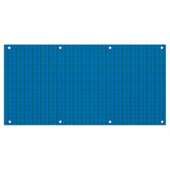 Blue Lego Texture Macro, Blue Dots Background, Lego Banner And Sign 8  X 4  by kyorashop23