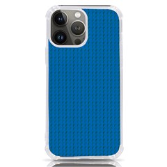 Blue Lego Texture Macro, Blue Dots Background, Lego Iphone 13 Pro Max Tpu Uv Print Case by kyorashop23