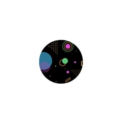 Colartive, Aesthetic, Amoled, Black, Colorful, Desenho 1  Mini Buttons by kyorashop23