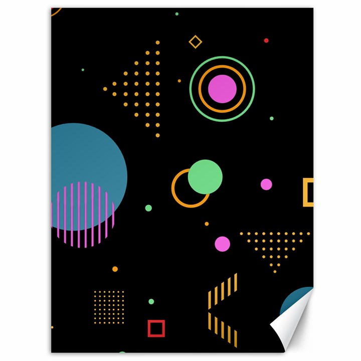 Colartive, Aesthetic, Amoled, Black, Colorful, Desenho Canvas 36  x 48 