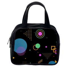 Colartive, Aesthetic, Amoled, Black, Colorful, Desenho Classic Handbag (one Side) by kyorashop23