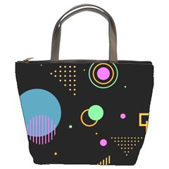 Colartive, Aesthetic, Amoled, Black, Colorful, Desenho Bucket Bag