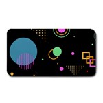 Colartive, Aesthetic, Amoled, Black, Colorful, Desenho Medium Bar Mat 16 x8.5  Bar Mat