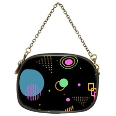 Colartive, Aesthetic, Amoled, Black, Colorful, Desenho Chain Purse (one Side) by kyorashop23