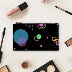 Colartive, Aesthetic, Amoled, Black, Colorful, Desenho Cosmetic Bag (small) by kyorashop23