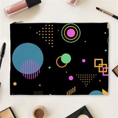 Colartive, Aesthetic, Amoled, Black, Colorful, Desenho Cosmetic Bag (xl) by kyorashop23