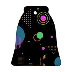 Colartive, Aesthetic, Amoled, Black, Colorful, Desenho Bell Ornament (two Sides) by kyorashop23