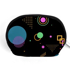 Colartive, Aesthetic, Amoled, Black, Colorful, Desenho Accessory Pouch (medium) by kyorashop23