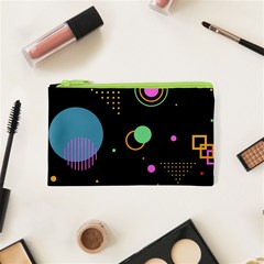 Colartive, Aesthetic, Amoled, Black, Colorful, Desenho Cosmetic Bag (xs) by kyorashop23