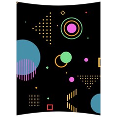 Colartive, Aesthetic, Amoled, Black, Colorful, Desenho Back Support Cushion by kyorashop23