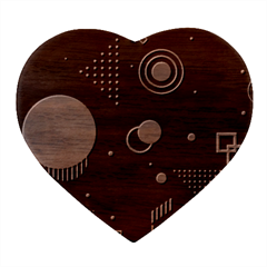 Colartive, Aesthetic, Amoled, Black, Colorful, Desenho Heart Wood Jewelry Box by kyorashop23