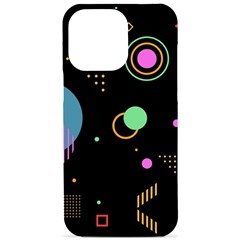 Colartive, Aesthetic, Amoled, Black, Colorful, Desenho Iphone 15 Pro Max Black Uv Print Pc Hardshell Case by kyorashop23