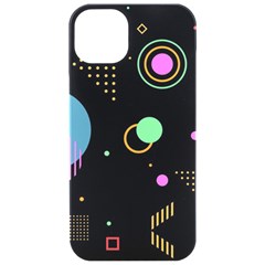 Colartive, Aesthetic, Amoled, Black, Colorful, Desenho Iphone 15 Pro Black Uv Print Pc Hardshell Case by kyorashop23