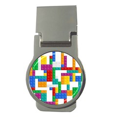 Colorful Bricks, Bricks, Colorful, Colors, Games, Lego, Rainbow Money Clips (round)  by kyorashop23