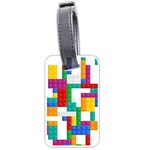 Colorful Bricks, Bricks, Colorful, Colors, Games, Lego, Rainbow Luggage Tag (one side) Front