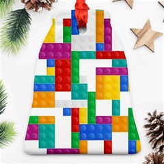 Colorful Bricks, Bricks, Colorful, Colors, Games, Lego, Rainbow Ornament (bell)