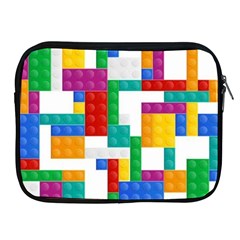 Colorful Bricks, Bricks, Colorful, Colors, Games, Lego, Rainbow Apple Ipad 2/3/4 Zipper Cases by kyorashop23