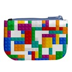 Colorful Bricks, Bricks, Colorful, Colors, Games, Lego, Rainbow Large Coin Purse Back