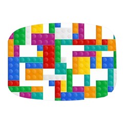 Colorful Bricks, Bricks, Colorful, Colors, Games, Lego, Rainbow Mini Square Pill Box by kyorashop23