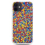 Colorful Lego Texture Lego Bricks iPhone 12/12 Pro TPU UV Print Case Front