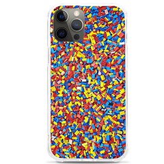 Colorful Lego Texture Lego Bricks Iphone 12 Pro Max Tpu Uv Print Case by kyorashop23