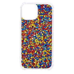 Colorful Lego Texture Lego Bricks Iphone 13 Mini Tpu Uv Print Case by kyorashop23