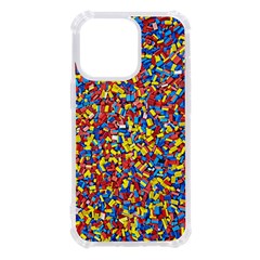 Colorful Lego Texture Lego Bricks Iphone 13 Pro Tpu Uv Print Case by kyorashop23