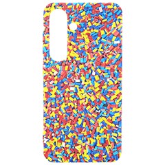 Colorful Lego Texture Lego Bricks Samsung Galaxy S24 6 2 Inch Black Tpu Uv Case