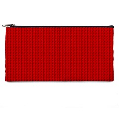 Ed Lego Texture Macro, Red Dots Background, Lego Pencil Case by kyorashop23