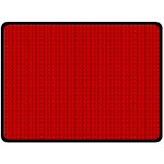 Ed Lego Texture Macro, Red Dots Background, Lego Fleece Blanket (Large) 80 x60  Blanket Front