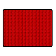 Ed Lego Texture Macro, Red Dots Background, Lego Fleece Blanket (small) by kyorashop23