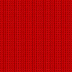 Ed Lego Texture Macro, Red Dots Background, Lego Play Mat (square) by kyorashop23