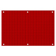 Ed Lego Texture Macro, Red Dots Background, Lego Banner And Sign 6  X 4 