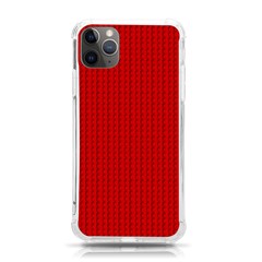 Ed Lego Texture Macro, Red Dots Background, Lego Iphone 11 Pro Max 6 5 Inch Tpu Uv Print Case by kyorashop23