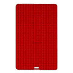 Ed Lego Texture Macro, Red Dots Background, Lego Name Card Style Usb Flash Drive