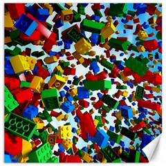 Falling Lego Bricks, Desenho Canvas 12  X 12  by kyorashop23